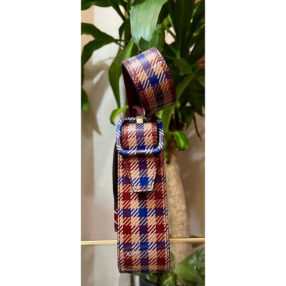 ♦️♦️ TORY BURCH AUTHENTIC PLAID SAWYER HANDBAG ♦️♦️ - Picture 4 of 16